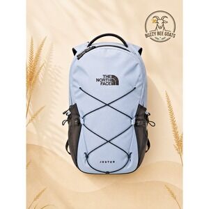 THE NORTH FACE JESTER BACKPACK WOMENS BLUE BLACK LAPTOP SCHOOL BAG